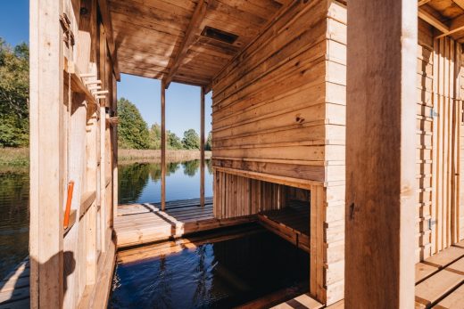 Floating Sauna Soomaa Forest