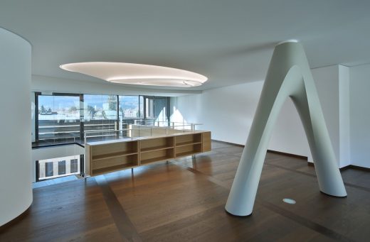 Active energy building Vaduz interior