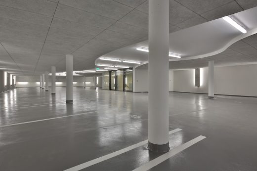 Active energy building Vaduz interior car park