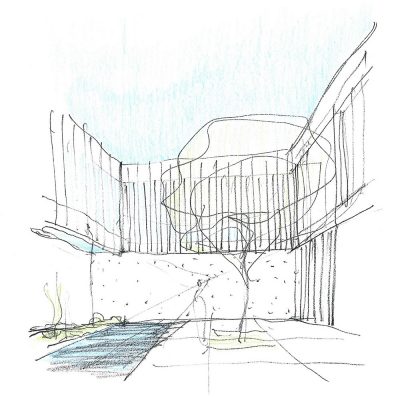 Casa Ithualli Monterrey building sketch