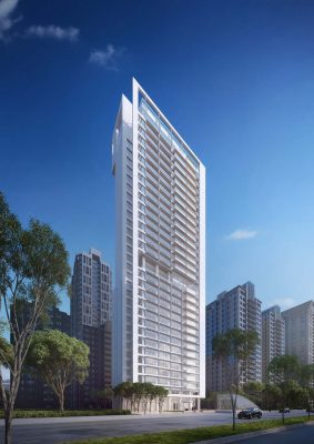 CDC Xin-Yi Residential Tower Taipei building by Richard Meier & Partners 