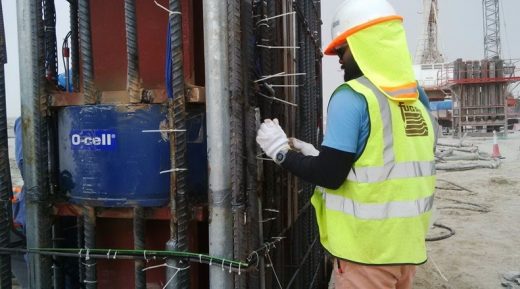 Dubai Creek Tower installation