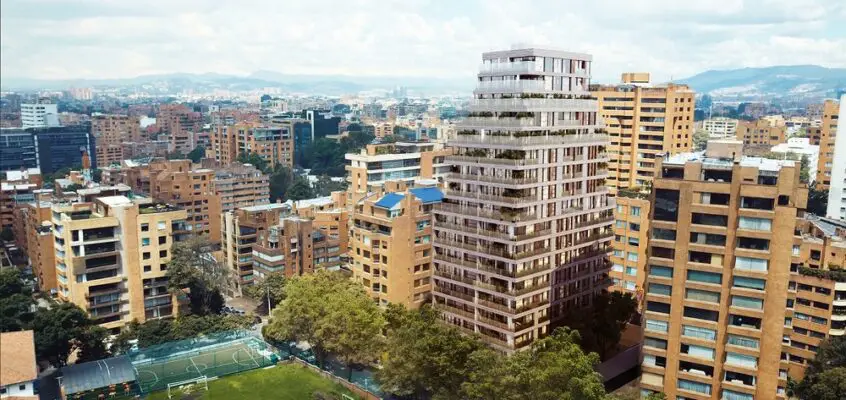 Residential Tower in Bogotá, Apartment Building