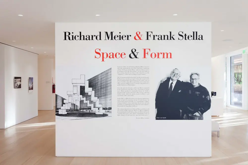 Richard Meier and Frank Stella Exhibition