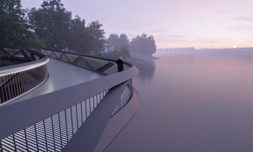 Dukes Meadows Bridge in Chiswick