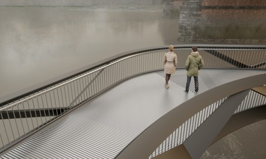 Dukes Meadows Bridge in Chiswick