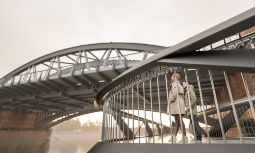 Dukes Meadows Bridge in Chiswick