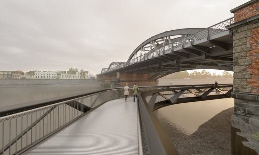 Dukes Meadows Bridge in Chiswick