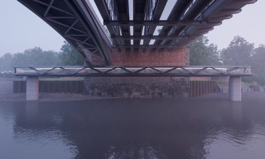 Dukes Meadows Bridge in Chiswick