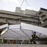 The Deck at The National Theatre London by Haworth Tompkins Architects