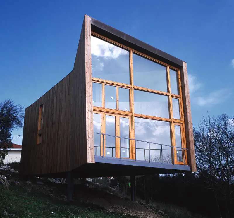 House of steel and wood, Ranón, Asturias