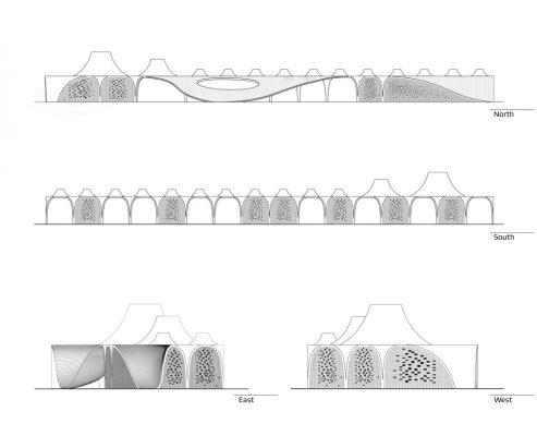 Lunar Complex Loshan building design