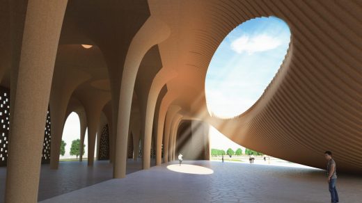 Lunar Complex Loshan building in Iran