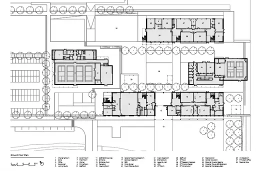 Mill Chase Academy Secondary School ground floor plan