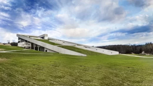 new Moesgård Museum in Aarhus, Denmark landscape