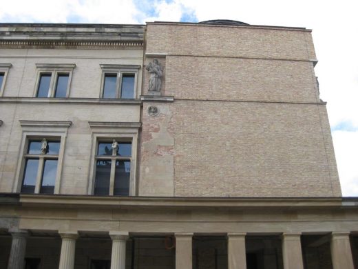 Neues Museum Berlin building facade junction