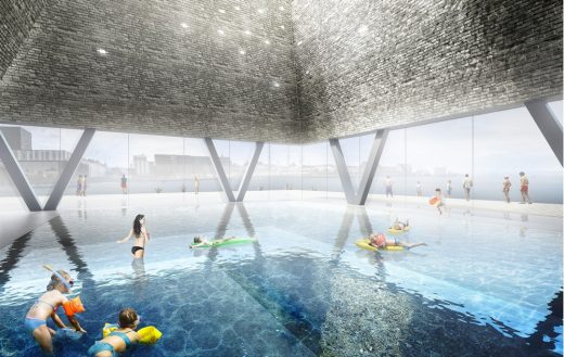 New Aquatics Centre on Copenhagens Waterfront