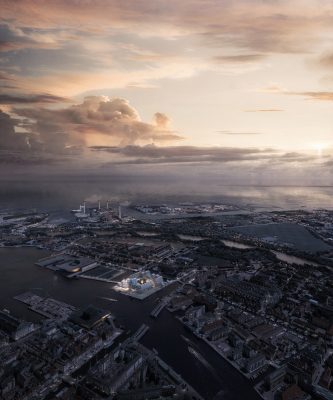 New Aquatics Centre on Copenhagens Waterfront