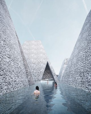 New Aquatics Centre on Copenhagens Waterfront