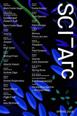 SCI-Arc Events 2018 Los Angeles public lectures