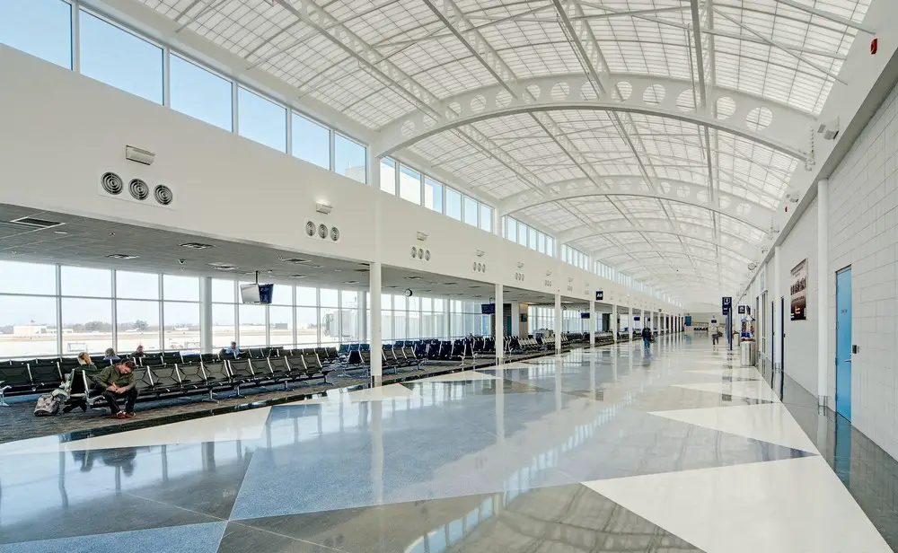 South Bend Regional Airport Indiana building interior