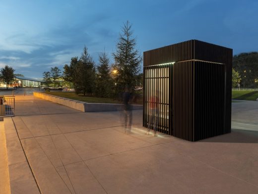 Story Pod, Newmarket, Ontario timber building