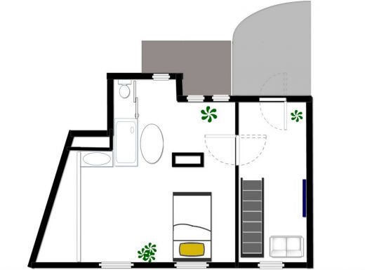 Szabo Ilonka utca Budapest flat floor plan