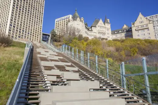 The 100 Street Funicular in Edmonton