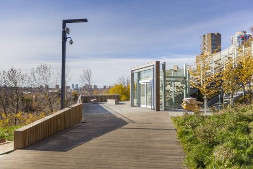 The 100 Street Funicular in Edmonton