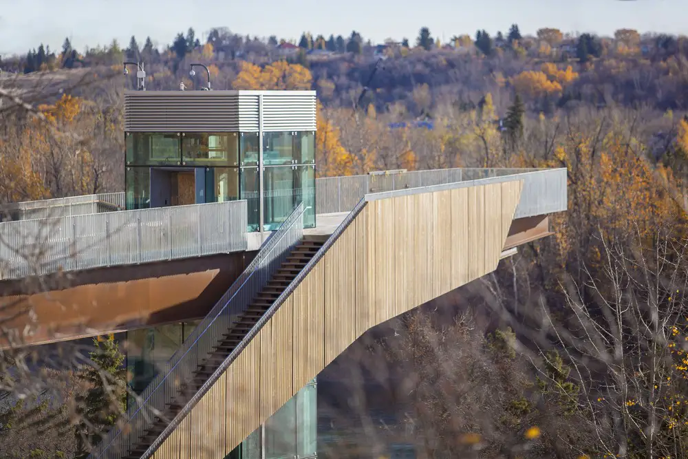 The 100 Street Funicular in Edmonton