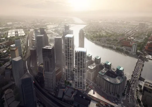 Vauxhall Cross Island in London by Zaha Hadid