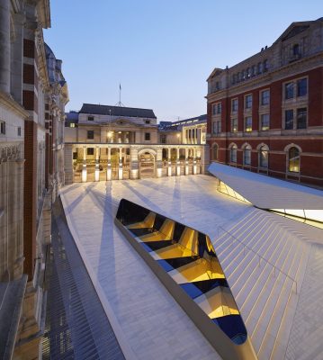 Victoria and Albert Museum building roof