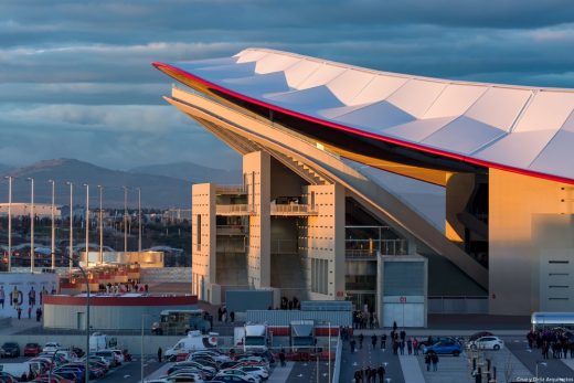 Wanda Metropolitano Stadium in Madrid