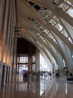 Tallest carved concrete skyscraper in the World interior