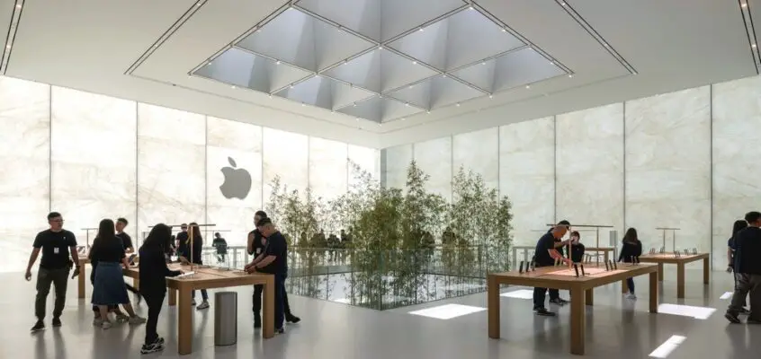 Apple Cotai Central in Macau, Retail Interior