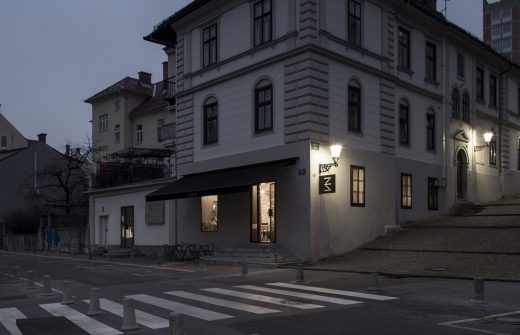 Bar on Petkovškovo nabrežje design by dekleva gregorič architects