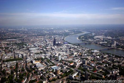 Cologne aerial view