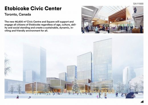 Etobicoke Civic Center by Henning Larsen & Adamson Associates Architects