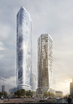 FOUR Frankfurt Towers by UNStudio + HPP Architects