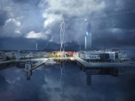 UNStudio Sustainable Mobility Report - Gothenburg Cable Car: The Gondola Project