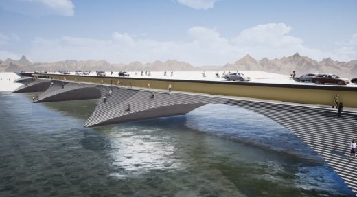 Kalix River Bridge design proposal by Erik Andersson Architects - Swedish Architecture News