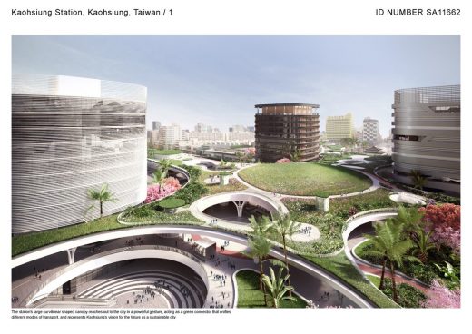 Kaohsiung Station, Kaohsiung, Taiwan by Mecanoo architecten