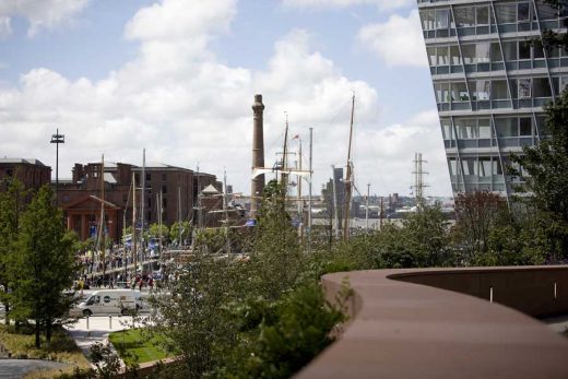 Liverpool ONE Shopping Centre park landscape