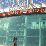 Man Utd Stadium Old Trafford main facade