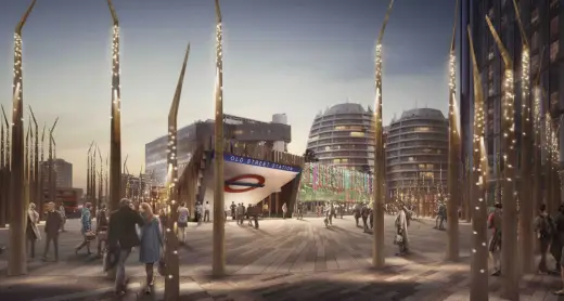 Old Street Roundabout Competition design by Hawkins/Brown