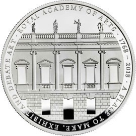 Royal Academy of Arts Coin by architect David Chipperfield