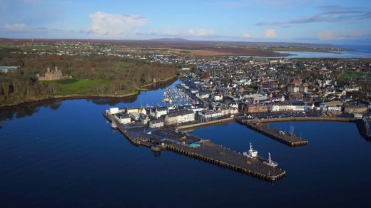 Stornoway harbour facilities Isle of Lewis Scotland