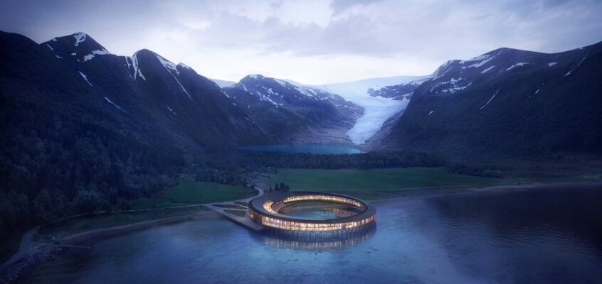 Svart Powerhouse* hotel, Holandsfjorden Fjord