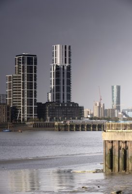 The Waterman Apartment Buildings on Greenwich Peninsula