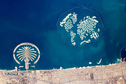 The World Dubai islands aerial view